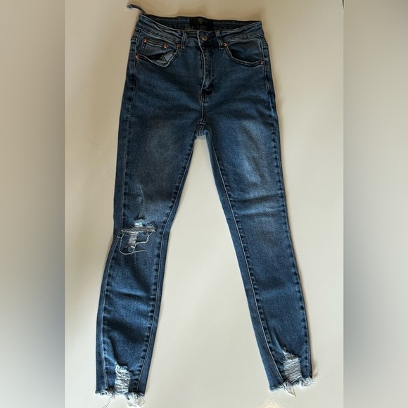 Monkey ride Jeans - EnJean Dark Blue Jeans & Blue jeans 3 pair size 5/27 (f) - Picture 2 of 16